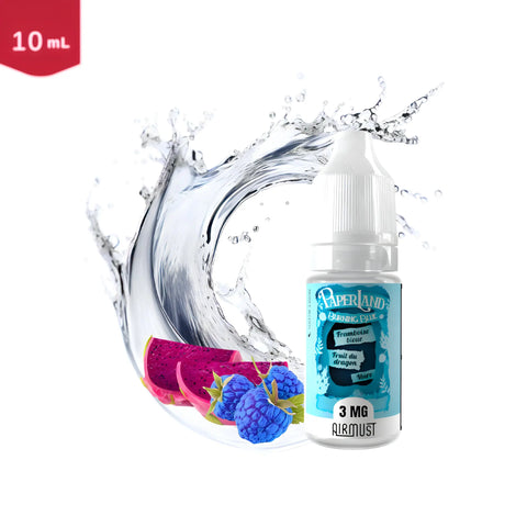 Burning blue Paperland 10 ml e liquide fruit du dragon framboise bleue et mûre