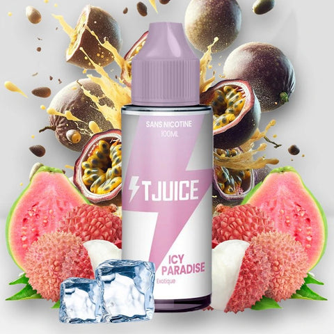 T juice icy paradise 100ml Goyave Passion Litchi