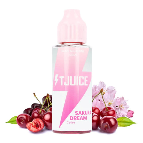 T Juice Sakura Dream 100ml e liquide cerise vanille