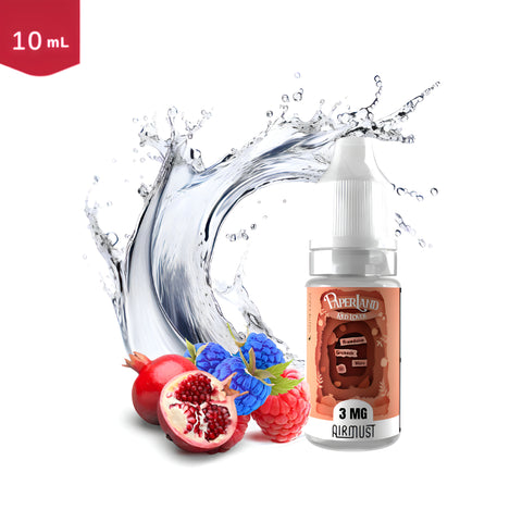 E-liquide grenade framboise mure Red Lover Paperland | Airmust 10 ml - Bob le Vapoteur