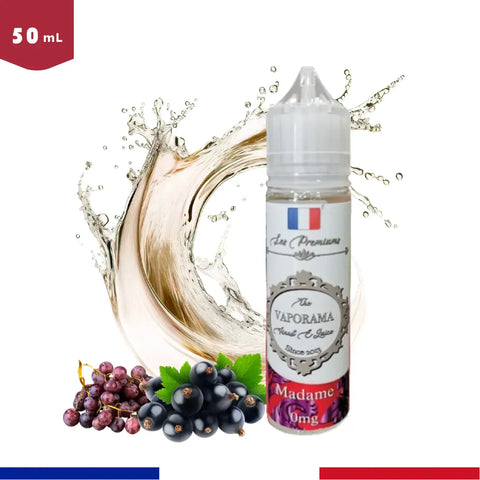 Arômes et liquides Vaporama 50ml Madame Raisin Cassis Myrtille