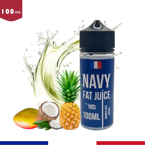 Goût de ce 100ml ananas coco Fat Juice Navy 