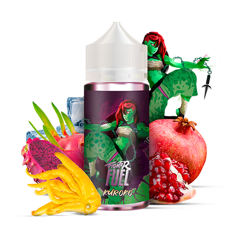 Fighter Fuel Kuroko E-liquide 100ml - Fruit du Dragon et Grenade