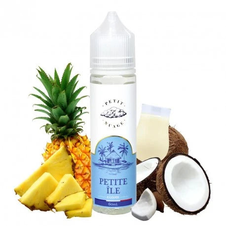 E liquide petit nuage 60ml Petite ile Ananas Noix de coco 