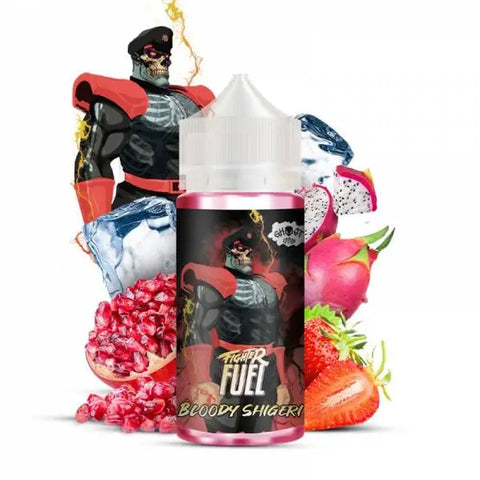 Figther Fuel Bloody Shigeri e-liquide 100ml, grenade, pitaya et fraise