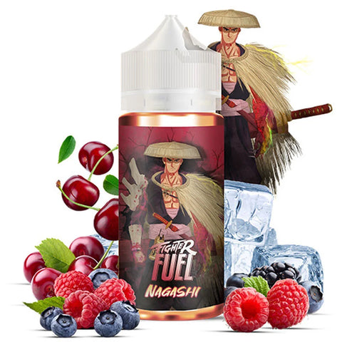 fighter fuel nagashi cerise et fruits rouges e-liquide gout ce 100ml