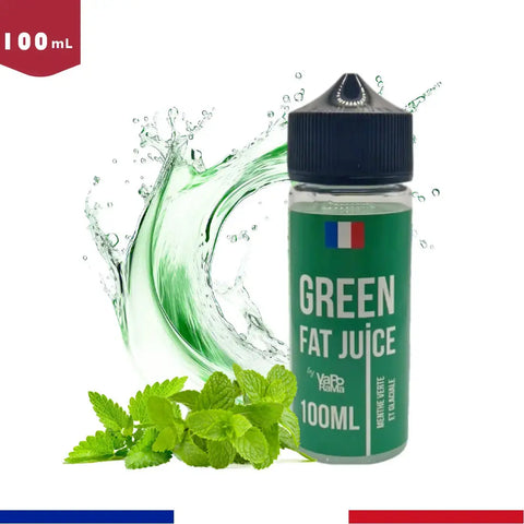 goût de ce 100ml Fat Juice Green Vaporama Menthe Kloro