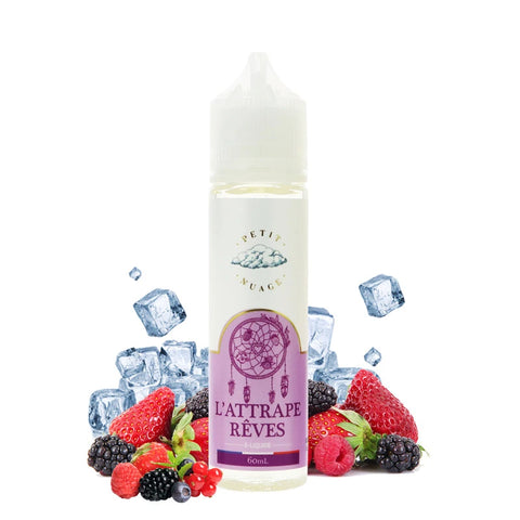 e liquide l'attrape rêves petit nuage 60ml - e liquide bonbon fruits rouges frais