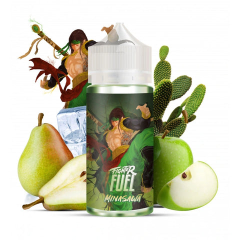 Fighter Fuel Minasawa E-liquide 100ml - Cactus, Pomme et Poire