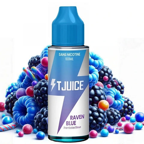 T Juice Raven Blue 100ml Framboise Bleue